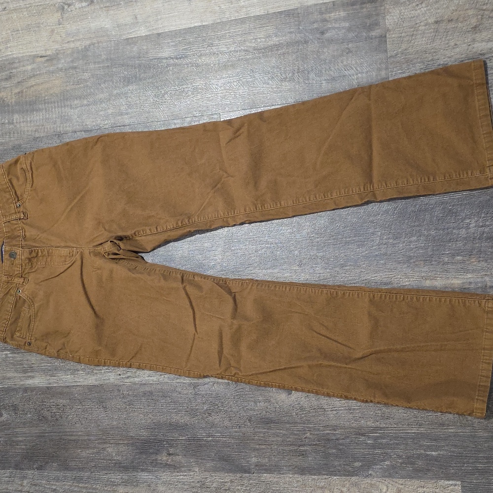 Lands' End Corduroy Fit 2 Women's Size 6 Rust Mid Rise Bootcut Western